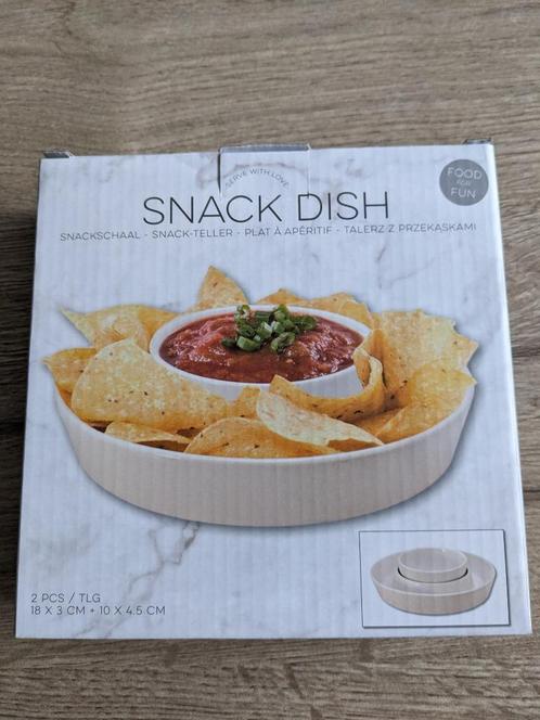 Snack schaal (saus en serveerschaal), Huis en Inrichting, Keuken | Servies, Zo goed als nieuw, Schaal of Schalen, Overige stijlen