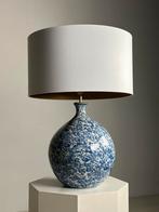 2x vintage schemerlamp delft stijl, Ophalen, Minder dan 50 cm