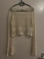 Ibiza gehaakte top wit flared mouwen, Kleding | Dames, Tops, H&M, Wit, Ophalen of Verzenden, Zo goed als nieuw