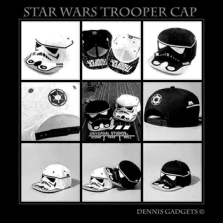 Dennis Gadgets: STAR WARS TROOPER CAP, Kleding | Heren, Hoeden en Petten, Nieuw, Pet, One size fits all, Ophalen of Verzenden
