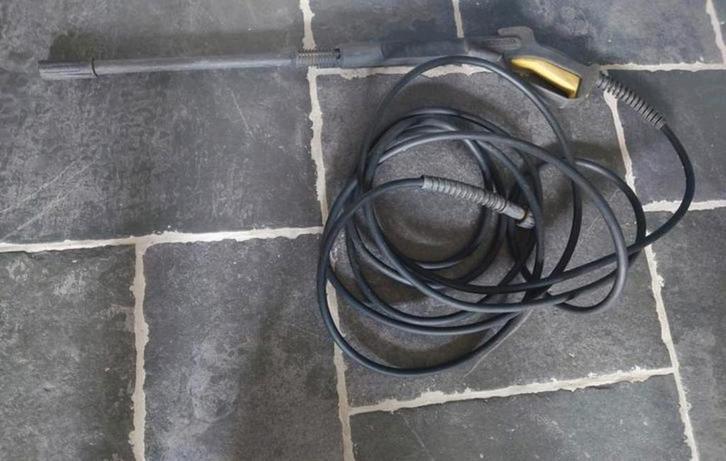 Karcher spuitlans met vuilfrees en hogedrukslang, Tuin en Terras, Hogedrukreinigers, Gebruikt, Elektrisch, Ophalen of Verzenden