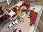 Schleich & Playmobil paarden met stallen en accessoires, Ophalen, Zo goed als nieuw