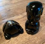 Obsidiaan Beelden Maya Azteken en Kikker, Ophalen of Verzenden