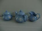 3-delig JASPERWARE THEESERVIES - Petrus Regout, Ophalen of Verzenden