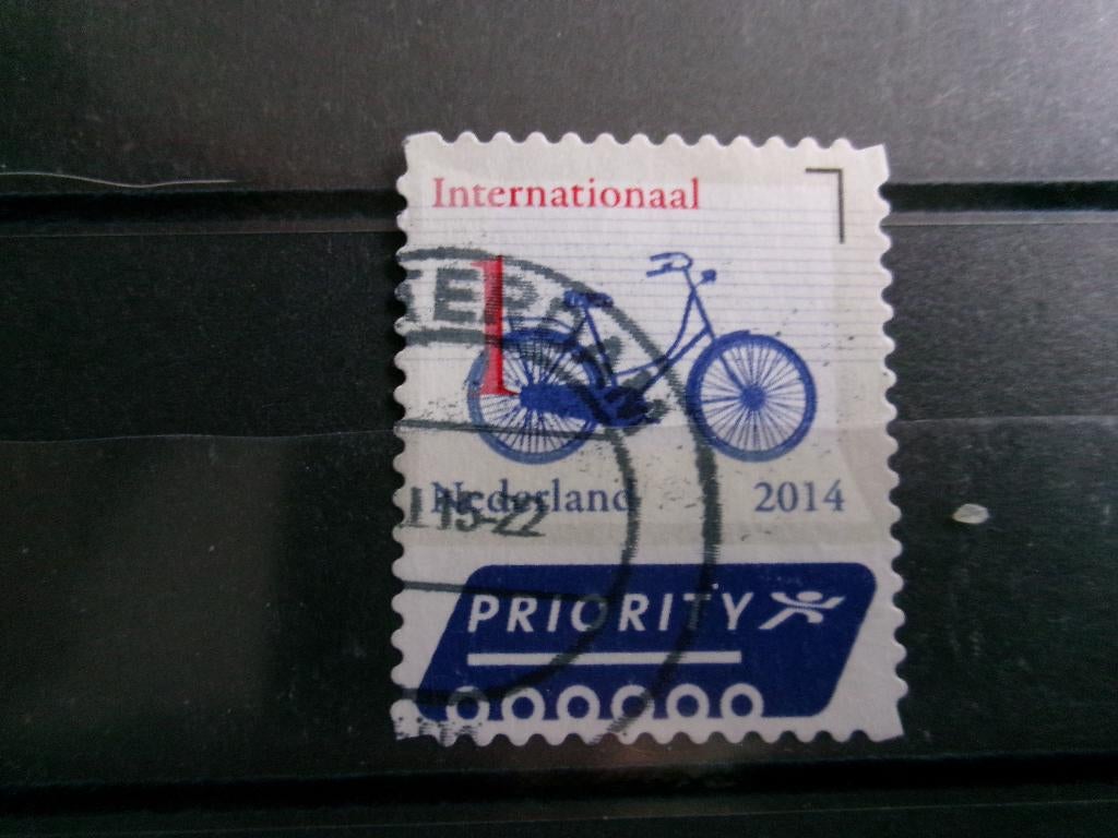 2014 - internationaal fiets (5g), Postzegels en Munten, Postzegels | Nederland, Verzenden, Gestempeld