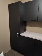 Keuken Bijkeuken Wasmachine Kasten Zwart Nieuw, Ophalen of Verzenden, Nieuw, 25 tot 50 cm, 200 cm of meer