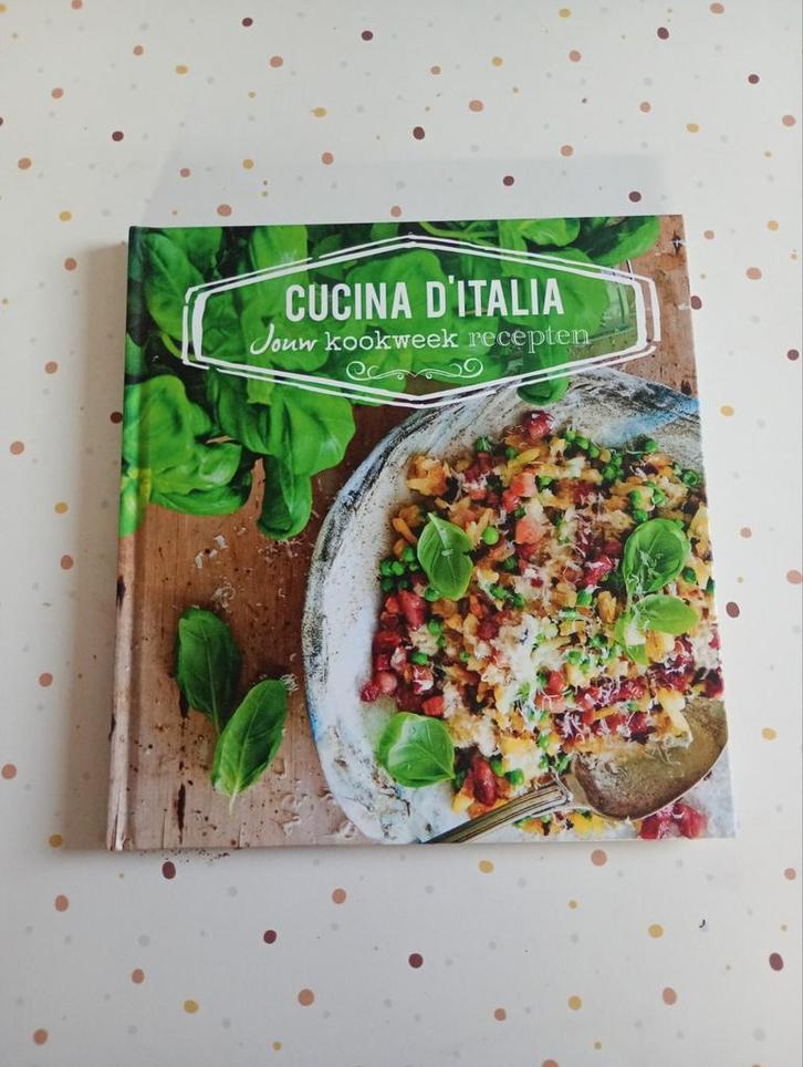 Cucina D'Italia Kookboek, Boeken, Kookboeken, Gelezen, Voorgerechten en Soepen, Hoofdgerechten, Italië, Ophalen
