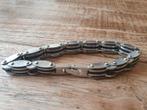 Stalen armband, Sieraden, Tassen en Uiterlijk, Armbanden, Ophalen of Verzenden, Zo goed als nieuw, Zwart