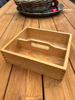 Landelijk houten kistje, Ophalen of Verzenden, Zo goed als nieuw, Minder dan 50 cm