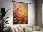 Mooi Wandkleed met Bloemen - 90x140 cm, Ophalen of Verzenden, Zo goed als nieuw