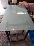 Mooie bureau tafel,ikea  mat glas 150x80, Huis en Inrichting, Ophalen