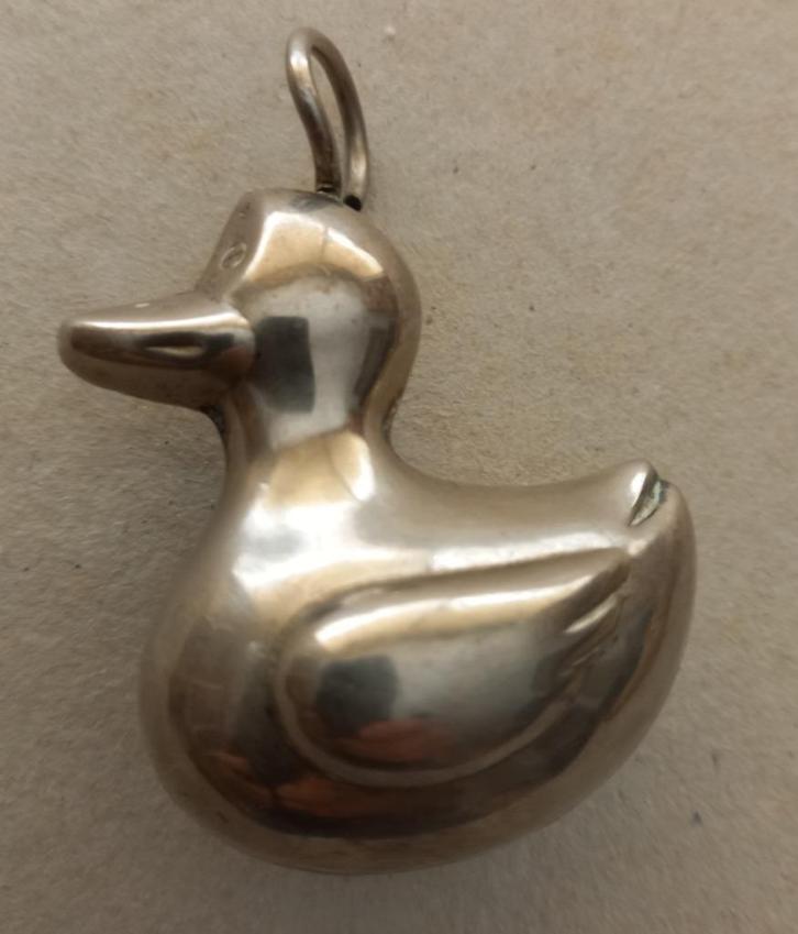 Eendje rammelaar, Antiek en Kunst, Antiek | Speelgoed, Ophalen of Verzenden