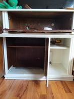 Leuk kastje. Tv kast.
Wit geverfd.
Klep deurtje met uitschui, Ophalen, Gebruikt, 70 tot 120 cm