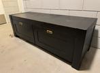 GRATIS - Zwarte tv meubel met opbergruimte, Ophalen, Gebruikt, 100 tot 150 cm, Minder dan 100 cm