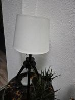 Tafellamp zwart met witte kap, Huis en Inrichting, Ophalen of Verzenden, Zo goed als nieuw, Minder dan 50 cm