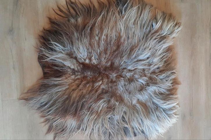 Schapenvacht van Heidschnucke schaap, biologische, gevilt, Huis en Inrichting, Woonaccessoires | Plaids en Woondekens, Ophalen of Verzenden