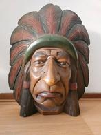 Houten beeld indiaan, Ophalen