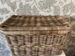 mooie rieten mand met deksel / dekenkist 36 x 70 x 38 cm, Mand, Ophalen of Verzenden, Zo goed als nieuw, Riet