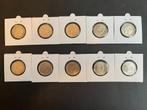 JULIANA MOOIE ZILVEREN SERIE GULDENS 1954-1967, Postzegels en Munten, Munten | Nederland, 1 gulden, Koningin Juliana, Setje, Zilver