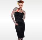 BANNED - Maat 12 - Panterprint - Gothic - Goth - Rockabilly, Zwart, Maat 42/44 (L), Ophalen of Verzenden, Zo goed als nieuw