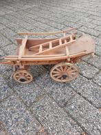 Handgemaakte houten boerenkar, Antiek en Kunst, Curiosa en Brocante, Ophalen