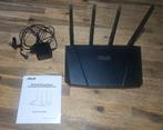 ASUS RT-AC87U (AC2400) router – met adapter & boekje, Ophalen of Verzenden, Zo goed als nieuw