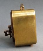 Om 1925-1935 MINI Miniatuur Reiswekker Wekker met Wekfunctie, Antiek en Kunst, Antiek | Klokken, Ophalen of Verzenden
