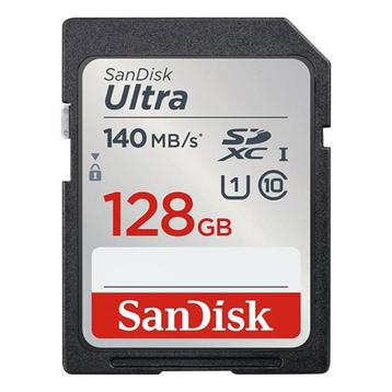 Sandisk ultra 128gb 140mb/s (SD Kaart) *Nieuw* beschikbaar voor biedingen