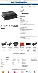 Audio System H-3300.1D Monoblok versterker 3300W RMS, Auto diversen, Autospeakers, Info@optimount.nl, Nieuw, Ophalen of Verzenden