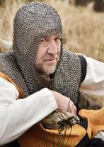 larp, maliënkolder, malien, chainmail, coif, maliënkolder, Hobby en Vrije tijd, Kostuums, Theaterbenodigdheden en LARP, Ophalen of Verzenden