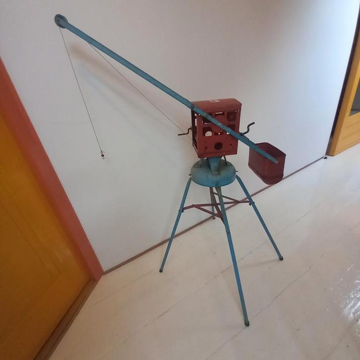 Vintage Tri-ang Speelgoed havenkraan - Made in Great Britain, Antiek en Kunst, Antiek | Speelgoed, Ophalen