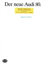 Folder Audi 80 (1986), Verzenden, Gelezen, Audi