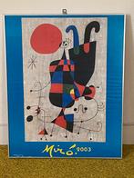 Poster Joan Miro figuren en hond voor de zon, Ophalen of Verzenden