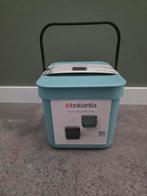 Brabantia sort & go prullenbak 6 liter mint NIEUW, Minder dan 10 liter, Ophalen of Verzenden, Nieuw, Kunststof