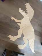 Dino t-rex decoratie hout, Ophalen of Verzenden, Zo goed als nieuw, Wanddecoratie