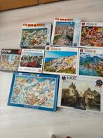 9 diverse puzzels ( in een koop €9,50), Hobby en Vrije tijd, Denksport en Puzzels, Ophalen, 500 t/m 1500 stukjes, Gebruikt, Legpuzzel