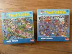 2 dozen Goliath That's Life Puzzels - 1000 pieces, Ophalen of Verzenden, 500 t/m 1500 stukjes, Zo goed als nieuw, Legpuzzel