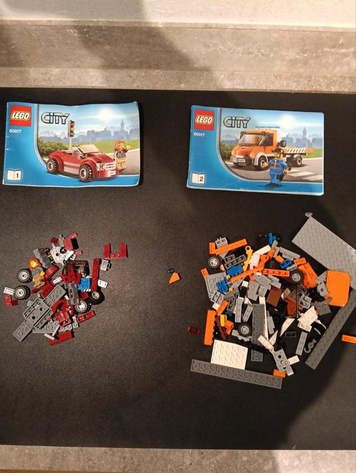 Lego City 60017 Sleepwagen Compleet, Kinderen en Baby's, Speelgoed | Duplo en Lego, Gebruikt, Lego, Complete set, Ophalen of Verzenden