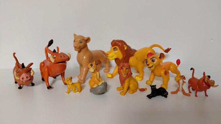 Figuren Disney lion king, Verzamelen, Poppetjes en Figuurtjes, Gebruikt, Ophalen of Verzenden