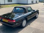 Alfa spider 2.0 serie 4 1992 Zwart, Auto's, Achterwielaandrijving, Zwart, 4 cilinders, Cabriolet