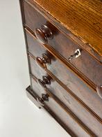Engelse Ladekast Commode 19e eeuw, Ophalen, Gebruikt, Eikenhout, Minder dan 100 cm