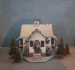 Kersthuisje naar antiek model., Ophalen of Verzenden, Gebruikt