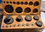 Oude Gewichten Set in Houten Doos, Ophalen of Verzenden