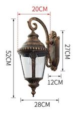 Buitenlamp lantaarn wandlamp tuinlamp brons, Overige materialen, Wandlamp, Nieuw, Ophalen of Verzenden