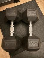 2x 17,5/20kg Hexa Dumbbells - Zo goed als nieuw, Ophalen, Zo goed als nieuw, Armen, Dumbbell