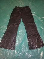 Zwarte broek met print - Maat L, Kleding | Dames, Broeken en Pantalons, Verzenden, Zo goed als nieuw, Zwart