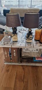 Te koop leuke zelf gemaakte Jack Daniel s lampen, Huis en Inrichting, Lampen | Tafellampen, Ophalen of Verzenden, Mancave, Minder dan 50 cm