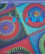 Kleur Op Kleur eenvoudig borduurwerk - Janet Haigh, Verzenden, Zo goed als nieuw, Handborduren, Patroon