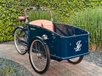 Elektrische Johnny Loco bakfiets Brighton blauw Shimano Step, Ophalen, Gebruikt, Elektrisch, 2 kinderen