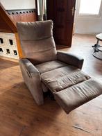 Relaxstoel met uitklapbaar voetsteun, Huis en Inrichting, Fauteuils, Ophalen, Gebruikt, 75 tot 100 cm
